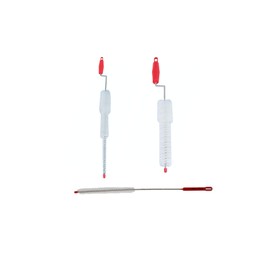 Set of Brushes for Cow or Goat Milking Machines. Designed to get rid of The Fat accumulated Around Liners and Hoses.