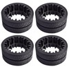 Neutop Replacement Rubber Wheel Tires Compatible with iRobot Braava Jet