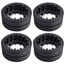 Neutop Replacement Rubber Wheel Tires Compatible with iRobot Braava Jet M6 (6110) (6012) (6112) (6113), Anti-slip, Great Adhesion and Easy Assembly, 4-Pack.