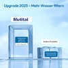 Mutital Water Filter Cartridges Pack of 6 Replacement for Brita