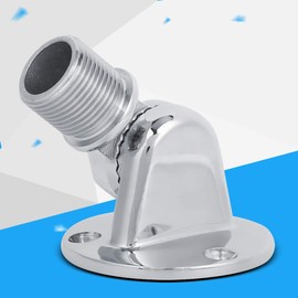 25mm Boat Antenna Base, Boat Antenna Base, Stainless Steel 316 High Hardnes Corrosion-Resistant Durable Non-Rusting for Boat