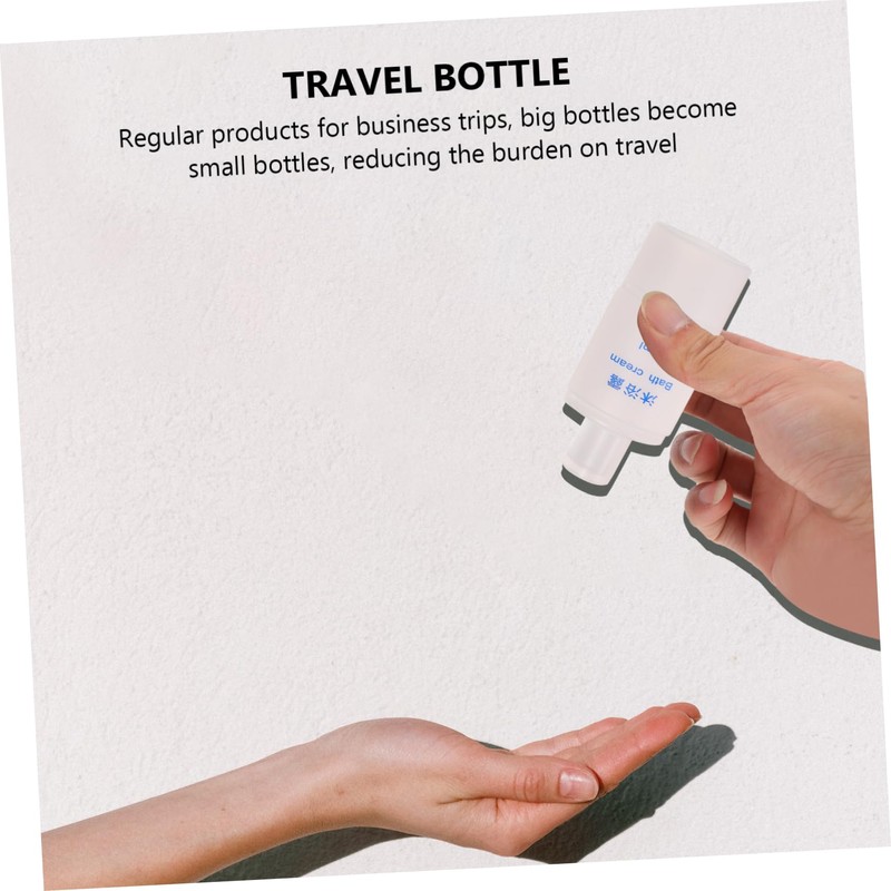 WOONEKY 3pcs Travel Bottle Set Portable Lotion Containers for Toiletries