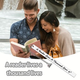 Inspirational Bookmark Gifts for Women Men Librarian Gifts for Book Lovers Birthday Gift Book Reader Gifts Accessories Bookworm Gifts for Teen Girls Boy Encouragement Motivation Bookmarks for Reading