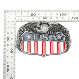 Eagle Belt Buckle for Men, Shield Belt Buckle, American Flag Eagle Belt Buckle, USA Flag Belt Buckle, Bald Eagle Star Belt Buckle, Punk Rock Western Cowboy Belt Buckle