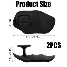 Pair of Grip Pads Strength Training, Non-Slip Weightlifting Handles, Maximum Grip Gym Grips for Weightlifting, Weight Lifting Handles, Portable Training Gloves for Strength Training, Fitness, Cross