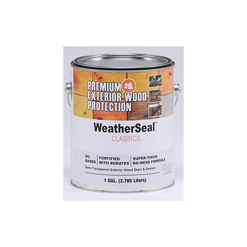 Continental Weatherseal Stain Rustic Pine 1 Gallon
