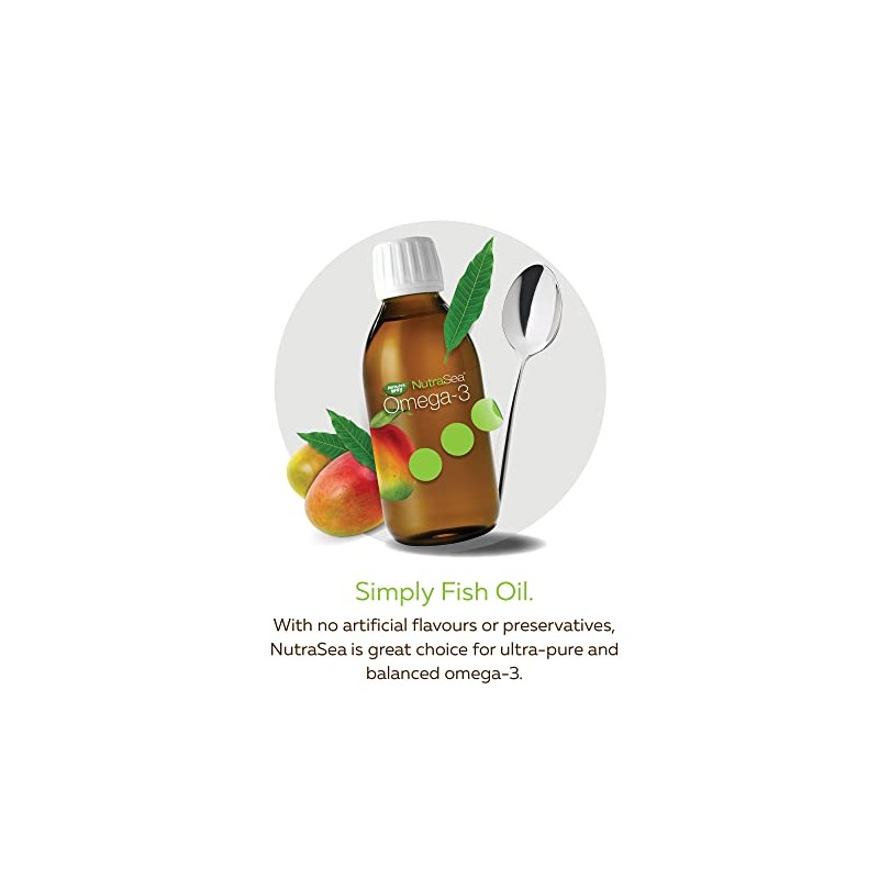 Nature’s Way NutraSea Mango 200 mL - Omega‑3 en Líquido