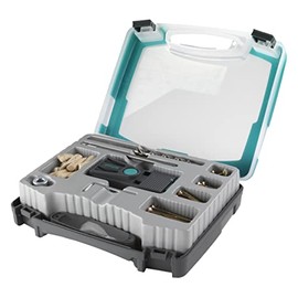 wolfcraft Undercover Jig Set PZ, 55 pcs. I 4642000 I Complete sets for invisible fastenings