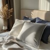 Pure Parima 100% Egyptian Cotton Ultra Percale Euro Sham Cover,