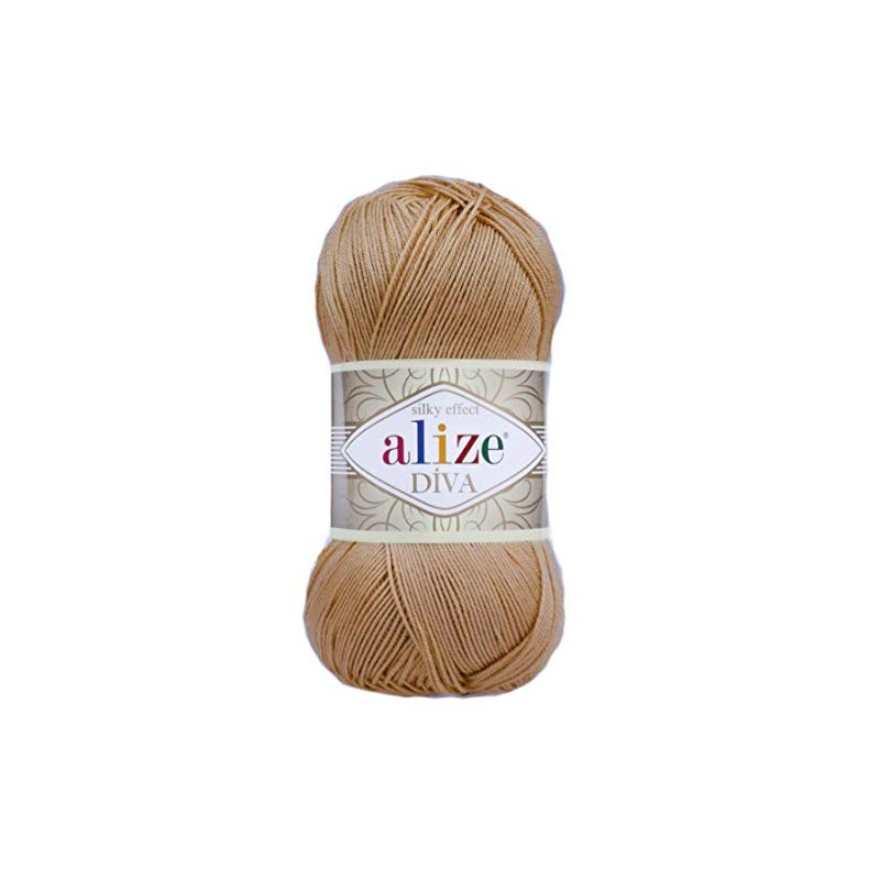 Alize Diva Silky Effect 100% Microfiber Acrylic Yarn 1 Ball