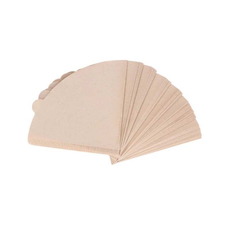 100 Pcs Coffee Filter Papers, Disposable Unbleached Cone Filter Papers