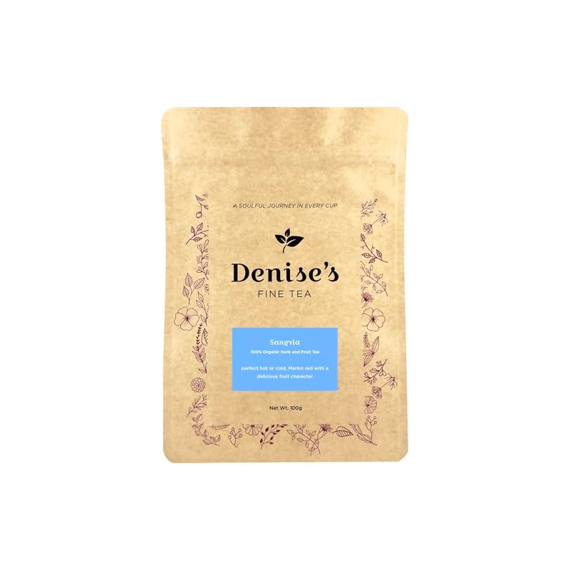 Denise's Fine Tea, USDA Organic, Sangria, Herb and Fruit Tea,