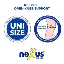 Medical/Spring Medical OMNIMED Protect Charcoal Size Knee Support – Black XXL