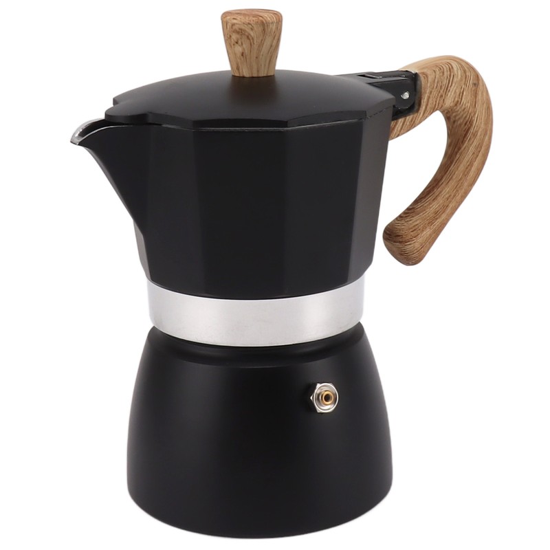 Moka Coffee Pot Octagonal Aluminum Classic Portable Hand Brewing Coffee