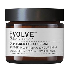 Evolve Organic Beauty - Natural Daily Renew Facial Cream | Small-Batch, Vegan Clean Beauty (2 oz | 60 mL) Packaging May Vary