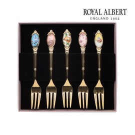Royal Albert 100th Anniversary Dessert Fork-Review 5P Set / 로얄알버트 100주년 디저트 포크-후기 5P 세트