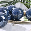 DomeStar 3PCS Decorative Balls, Mosaic Glass Orbs Centerpiece Balls 4inch