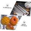 Mobestech 4rolls Aluminum Foil Wrap Double-Sided Heat Resistant for Baking