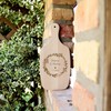 Breakfast Board Wedding Rose Petals Wreath Engraved with Name &