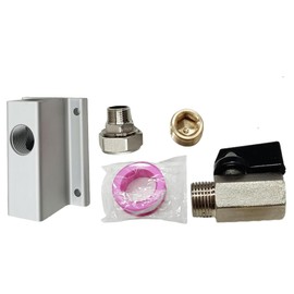 Air compressor parts Maxline M7510 Air compressor outlet kit 3/4-Inch Tubing system with 1/2" NPT Outlet Port Fittings with compressor line kit (M81010 50136 50120 M8005)