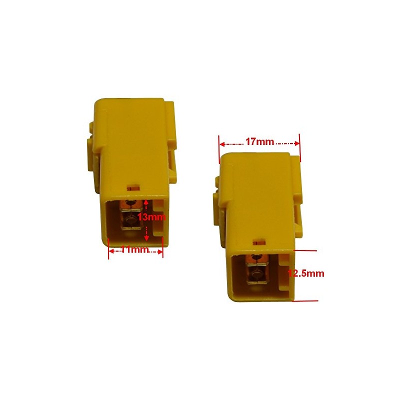 AERZETIX - C4333-2 x Speaker Adaptor - Cable - for