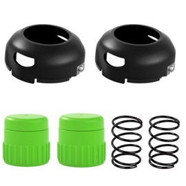Kaberalty AH1300 Replacement Trimmer Cover Cap & Trimmer Knob Spring Compatible with Ego 15inch ST1500F,ST1500SF,ST1500XY,ST1500-S,ST1500 String Trimmer (2+2+2)