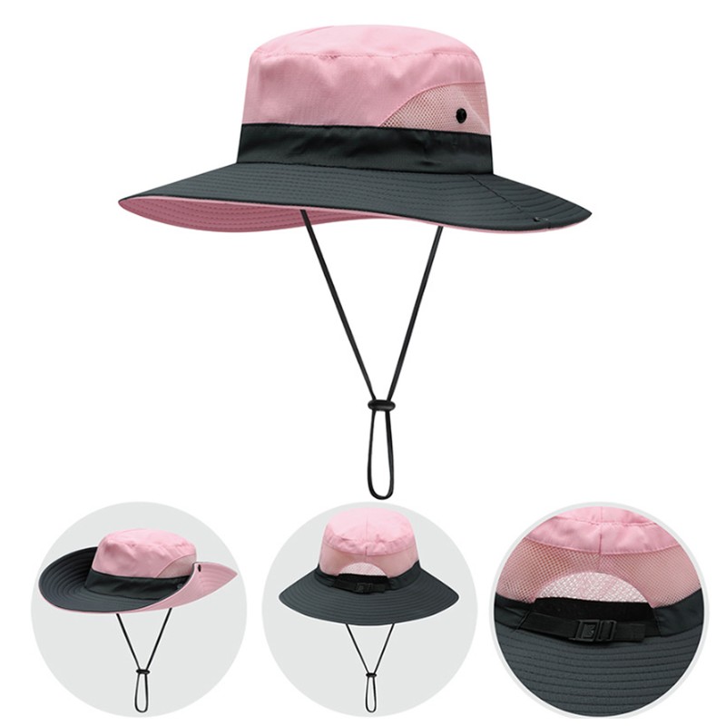 Sun Protection Hat for Women Adjustable Rope Band Quick Drying