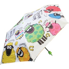 Dublin Gift Wacky Woollies Umbrella x 32-inch, White