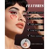 Purple Matte Liquid Eyeliner, Highly Pigmented Eyeliner, Waterproof, Smudge-proof