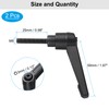 sourcing map 4pcs Clamping Lever Adjustable Handle Set Metric M5