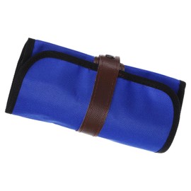 PATIKIL Handmade 36 Slots Roll Up Pencil Case, Oxford Cloth Pencil Wrap Pouch Pen Holder Organizer for Artist Drawing Coloring Sketching, Blue