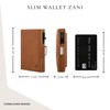 MAGATI Zani Slim Wallet with AirTag Leather Case, Includes Lost