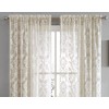 Warm Home Designs Par de Cortinas de Encaje de Punto