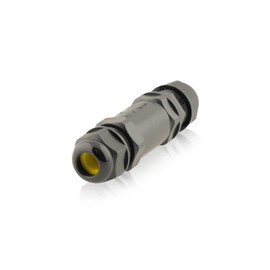 Cable Connector Waterproof | 24A 450V AC | 4-Pin | M25 Cable Cross Sections: 4-14 mm | Two Openings | IP68 | 4 m Water Depth Tested VDE & CE Socket Socket Earth Cable Connection Box Connection Sleeve