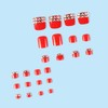 FIEONCIY Press on Toenails with Designs Acrylic Fake Nails for