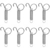 8 Pack Cage Door Spring Latch Hook Metal Finger Spring