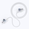 Eargasm White Connector Cord for Earplugs - Protect Earplugs with
