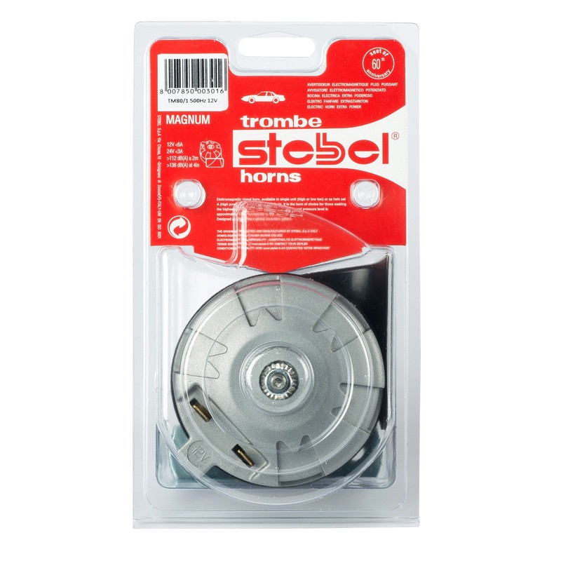 Stebel 12 Volt Magnum High Power 500Hz Single Electric Horn