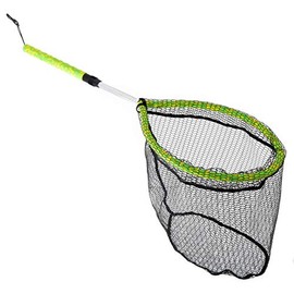 LastMemory Foreverlast YakNet Large Hoop Floatable Fishing Net, Green