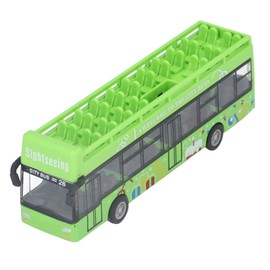 RiToEasysports Green Bus, Alloy High Simulation Metal Pull Back Bus Toy for Children (Green) Hand Toy Children's Toy