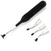 Black Rubber IC Pick Up Vacuum Sucking Pen with 4