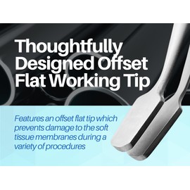 Tissue Membrane Holding Tweezer Flat Tips Stainless Steel Forceps with Offset Filter Forceps by Artman Instruments