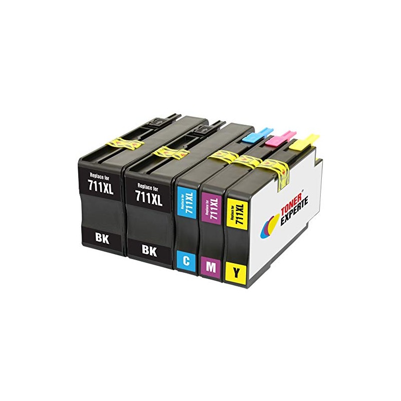 TONER EXPERTE 5 XL Printer Cartridges Compatible with 711XL 711