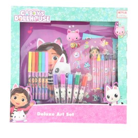 UNDERCOVER Deluxe Gabby's Dollhouse Painting Case, 23 Pieces, multicoloured