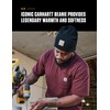 Carhartt Mens Knit Cuffed Beanie Hat, Black, One Size US