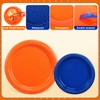 Uiifan 144 Pcs Plastic Plates for Party Set 9" Dinner