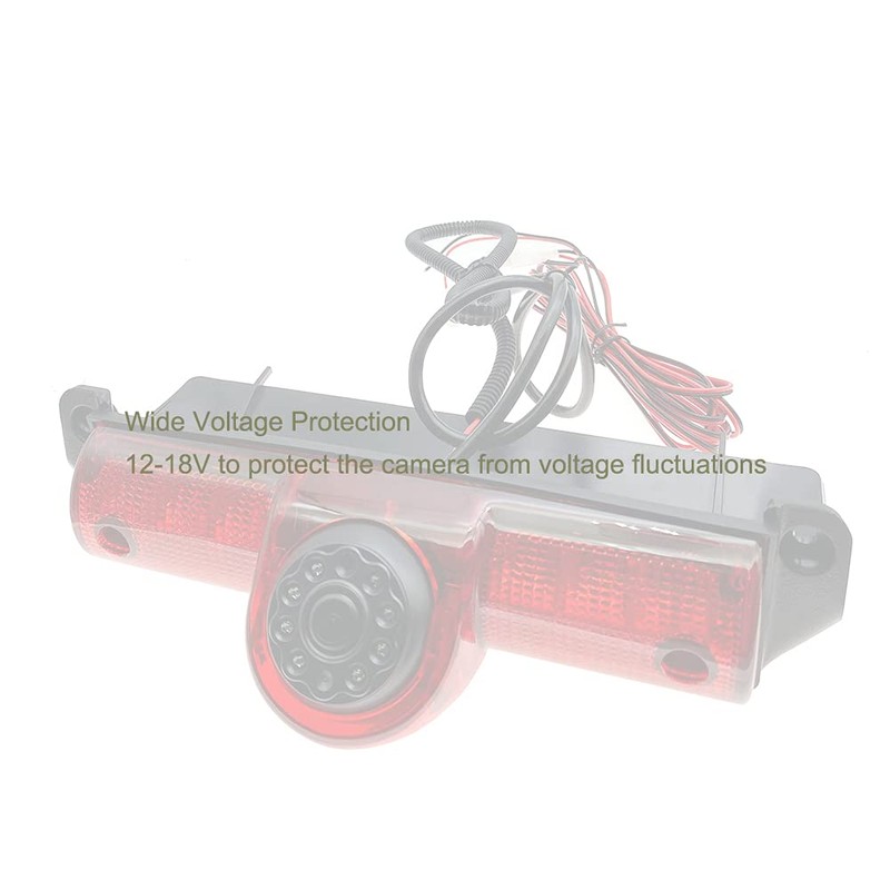 Brake Light Rear View Reverse Backup Camera Compatible with 2003-2019