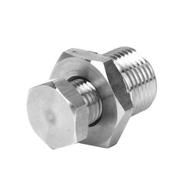 Oxygen Sensor Adapter, O2 Bung Reducer Adapter Stainless Steel M18 x 1.50 to M12 x 1.25 Fits Silvia S13 S14