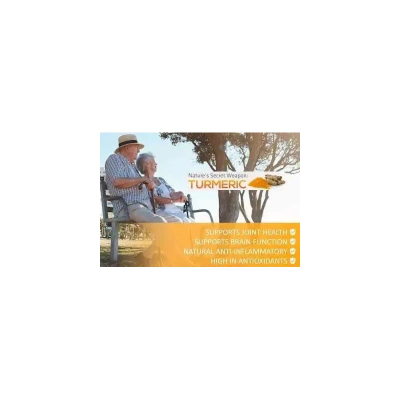 Turmeric Curcumin 180caps Con Bioperina 2600mg. Hecho En E.u