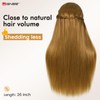 WIGNEE Professional Cosmetology Mannequin Head with Synthetic Hair Blonde